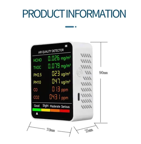 X2 QCAir Home Air Quality Monitors US02
