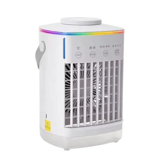 BaliAir 3-in-1 Portable Air Conditioner – Mini Air Cooler with Humidifier & LED Night Light for Home, Office & Desktop