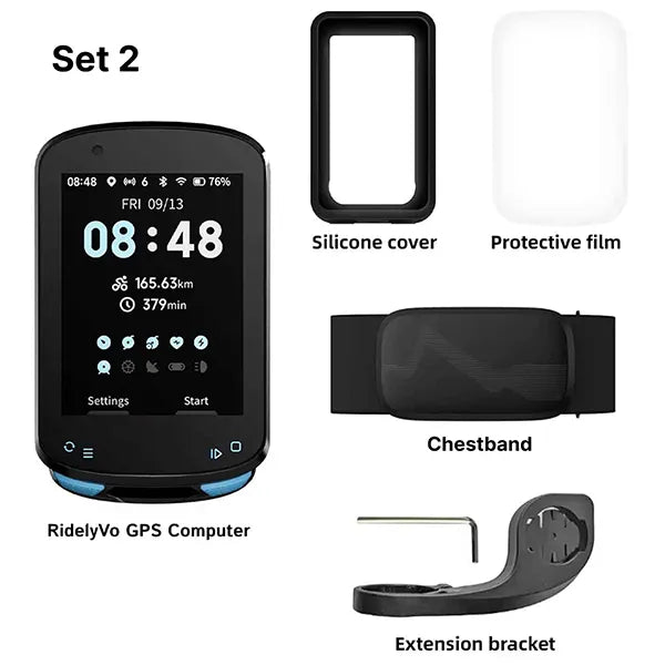 MichiPro Bike Computer – GPS Cycling Computer with Heart Rate Monitor
