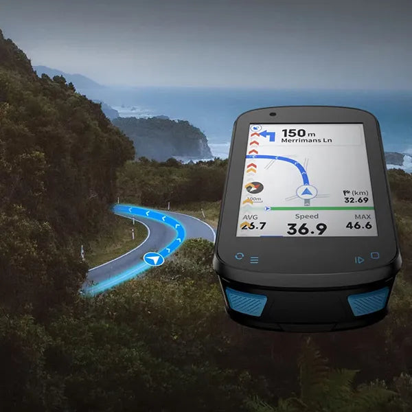 MichiPro Bike Computer – GPS Cycling Computer with Heart Rate Monitor