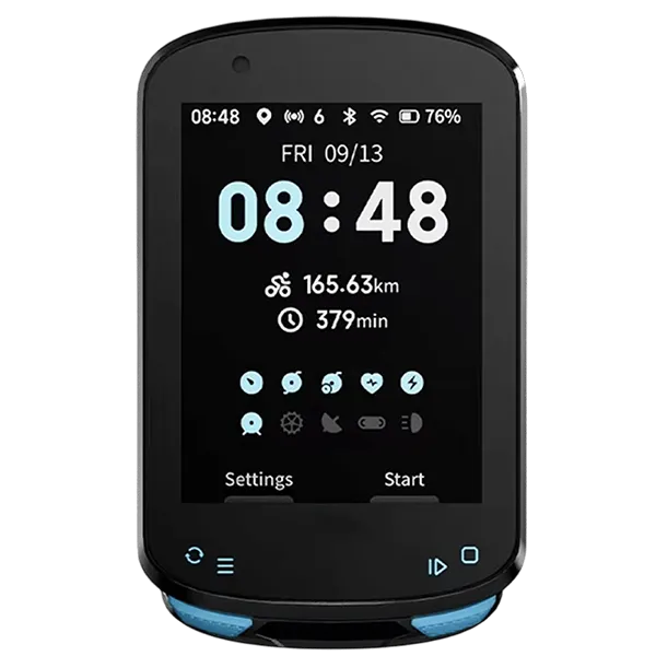 MichiPro Bike Computer – GPS Cycling Computer with Heart Rate Monitor