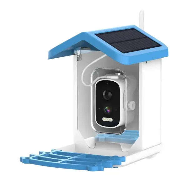 JulyBird Smart Bird Feeder with Camera – 4MP Solar WiFi Camera & AI Bird Recognition | 2-Pack