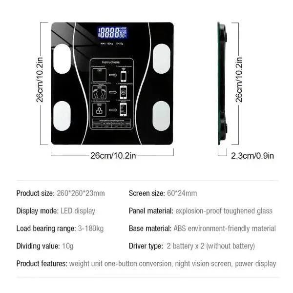 X2 FitOdi Body Composition Scales US02