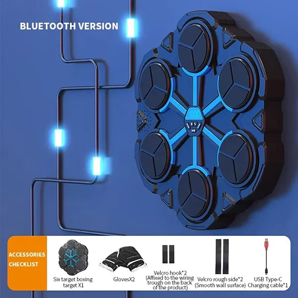 BumBox Music Boxing Machine – Rhythm-Based Punch Trainer for Home Workouts