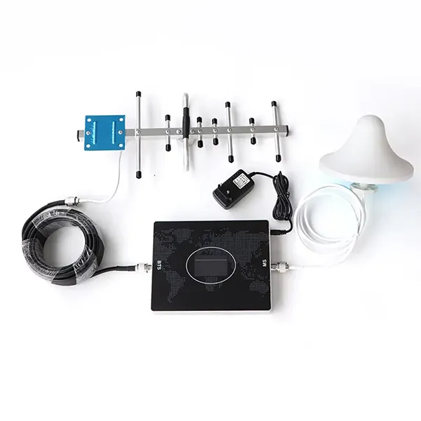 PiamSig R10 Cell Phone Signal Booster – 4G LTE, 800 Sq.Ft Coverage, Smart LCD, All U.S. Carriers, FCC Approved