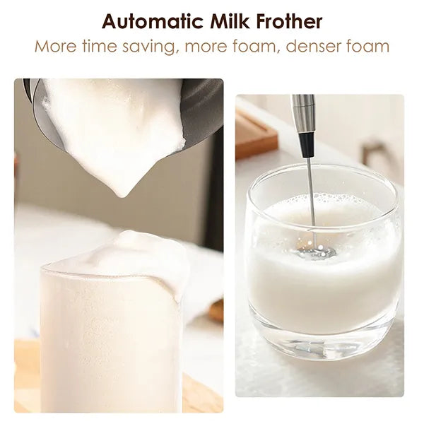 ChoMiz 4-in-1 Electric Milk Frother & Hot Chocolate Maker – Hot & Cold Foam, Latte, Cappuccino