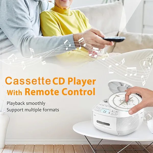 CiDPlay Portable CD Cassette 8390