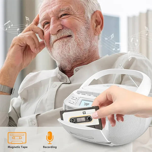 CiDPlay Portable CD Cassette 8390