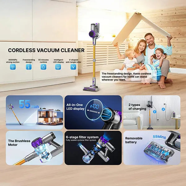 Cleanivia Lightweight Vacuum Cleaners US8
