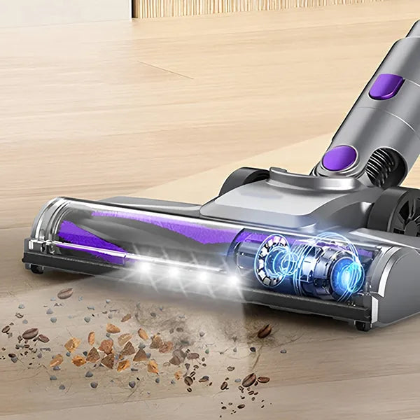 Cleanivia 8-in-1 Cordless Stick Vacuum – 40kPa Suction, Anti-Tangle, LED Display & 1.5L Dust Cup