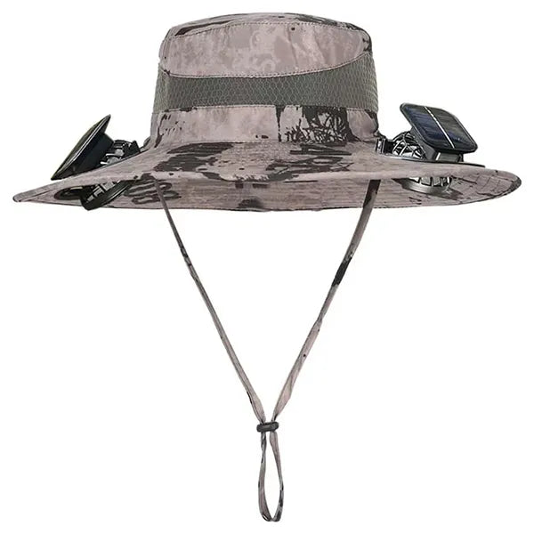 CoolTrip Fan Hat – 3-Speed Cooling Fan Cowboy Hat for Summer, Camping, Beach & Outdoor Sports
