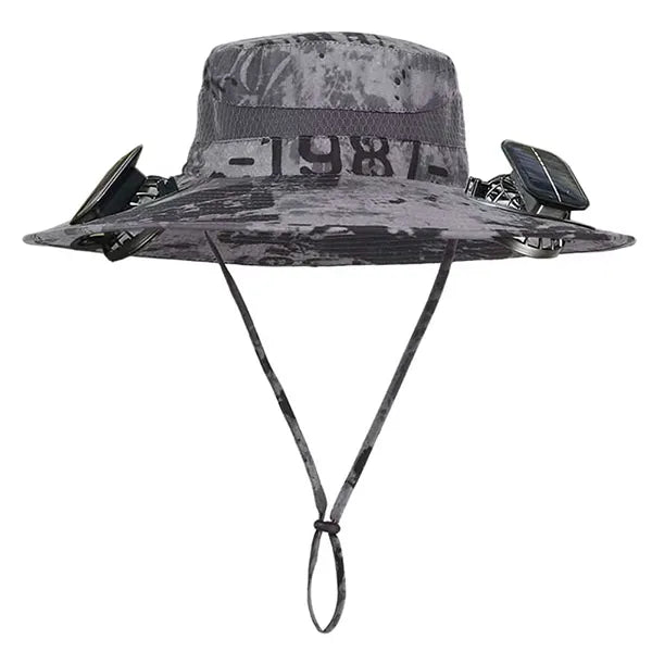 CoolTrip Fan Hat – 3-Speed Cooling Fan Cowboy Hat for Summer, Camping, Beach & Outdoor Sports