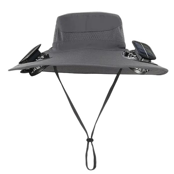 CoolTrip Fan Hat – 3-Speed Cooling Fan Cowboy Hat for Summer, Camping, Beach & Outdoor Sports