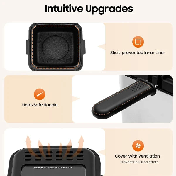 HeyFrye Deep Fryers For Home Use US8