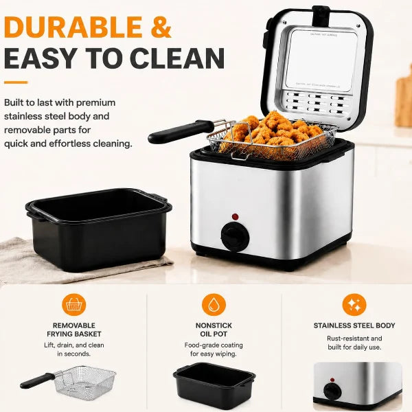 HeyFrye Deep Fryers For Home Use US8