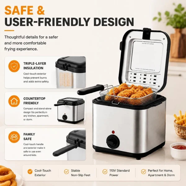 HeyFrye Deep Fryers For Home Use US8