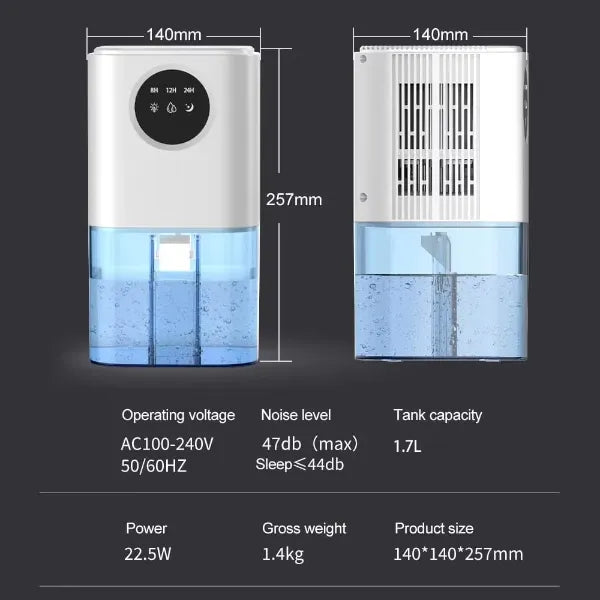 Airvella Dehumidifier For Bedroom AU2