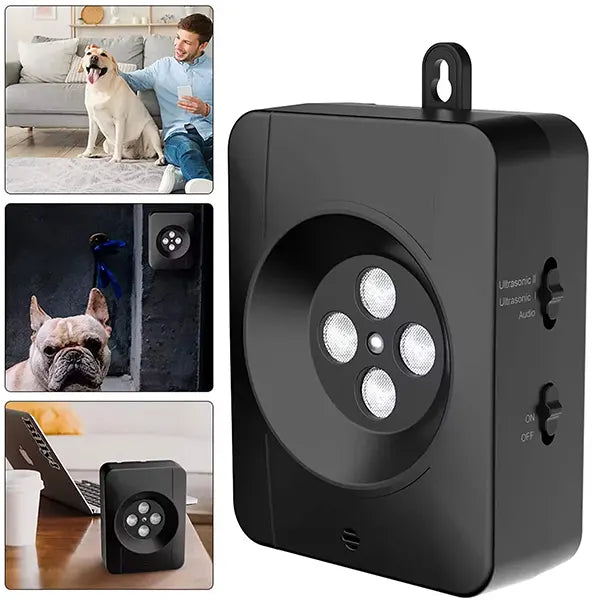 DigoMi3 Ultrasonic Anti-Barking Device – 4 Transmitters, 3 Modes, Long Range Bark Deterrent for Indoor & Outdoor Dog Training