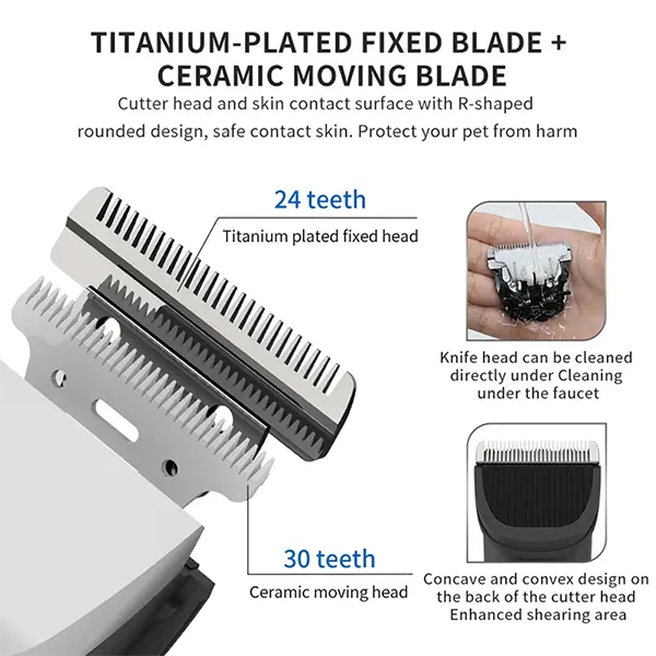 PupyHair Dog Clippers For Matted