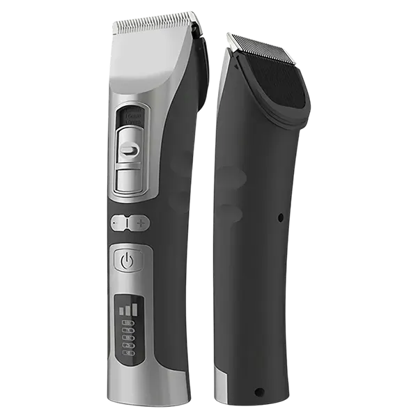 PupyHair Dog Hair Clippers – Rechargeable Cordless Pet Grooming Set with Ceramic Blades, Low Noise, Bristle Brush for Thick Hair