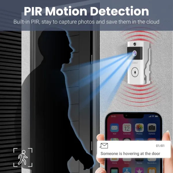 YingY2 Doorbell Camera No Subscription AU