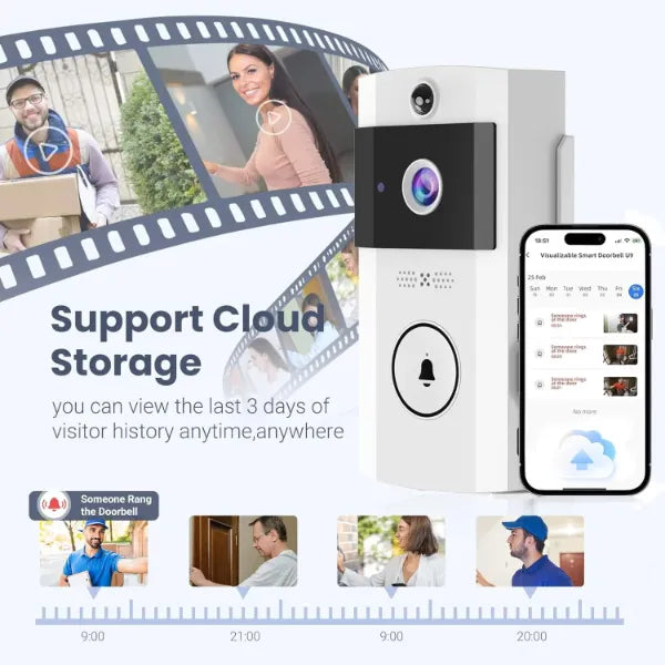 YingY2 Doorbell Camera No Subscription AU