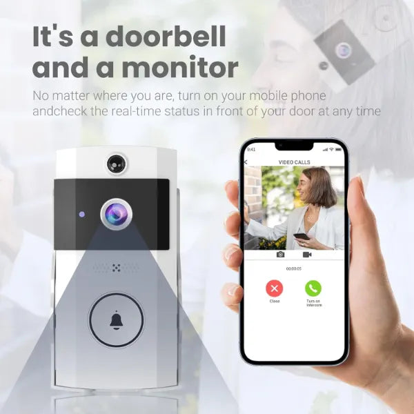 DoorVideo Video Doorbells Without Subscription AU1