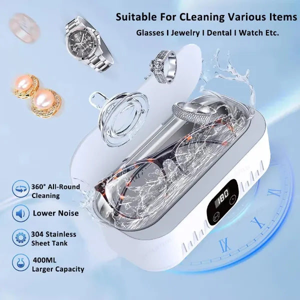 H2 EyeCl Ultrasonic Eyeglass Cleaner