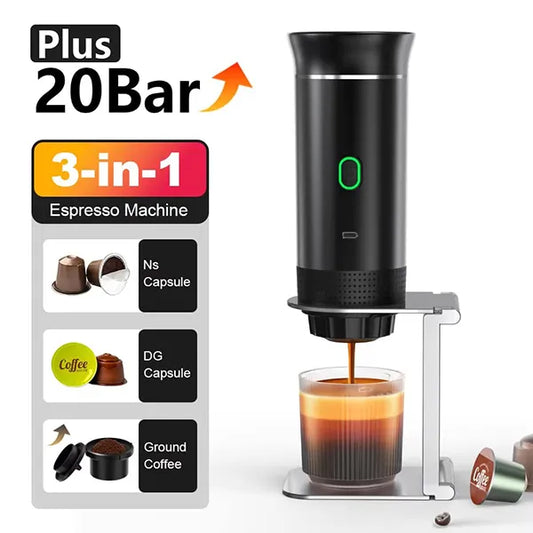 Espressa Portable Espresso Maker – Café-Quality Coffee Anywhere, Anytime