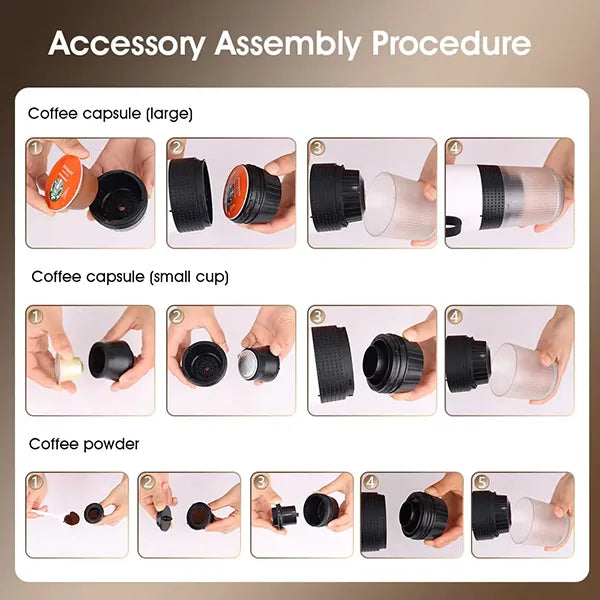 Espressa Portable Espresso Maker – Café-Quality Coffee Anywhere, Anytime