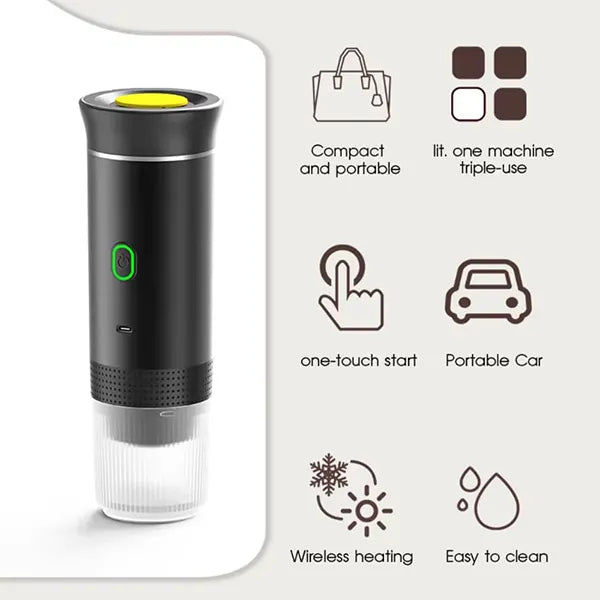 Espressa Portable Espresso Maker – Café-Quality Coffee Anywhere, Anytime