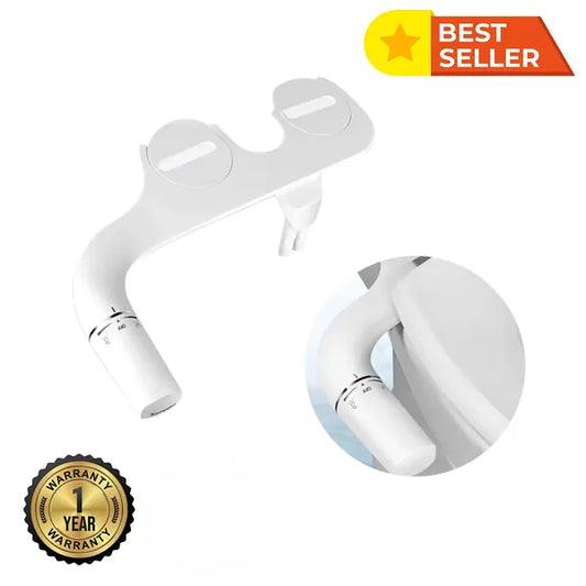 Flowzi Bidet Attachment – Easy-Install Non-Electric Toilet Bidet Seat Attachment