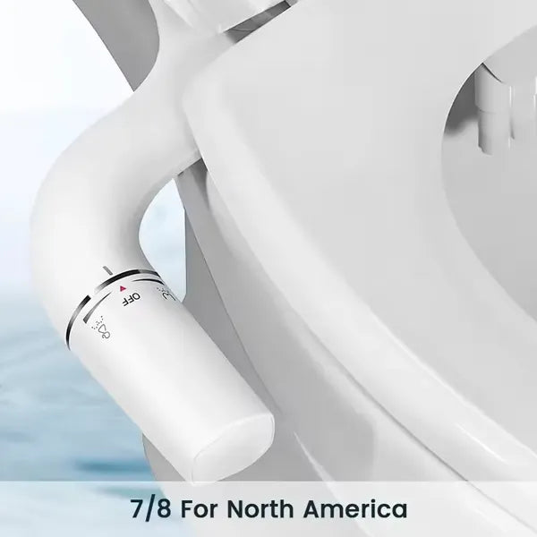 Flowzi Bidet Attachment – Easy-Install Non-Electric Toilet Bidet Seat Attachment
