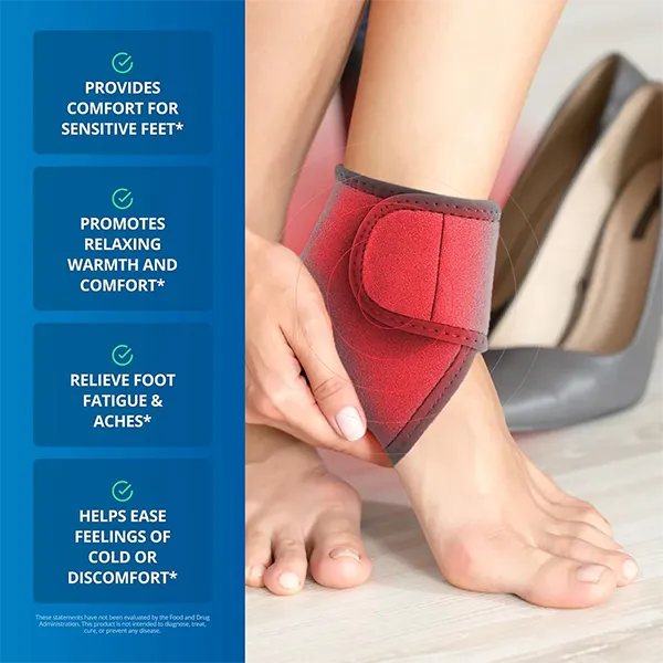 MisuFo N5 Foot Massager – Cordless Electric Foot Wrap with Heat, 3 Massage Modes, 5 Heat Levels for Pain Relief