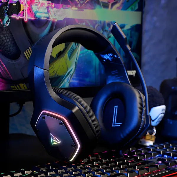 DarkEcho Wireless Gaming Headset – 2.4GHz, 7.1 Surround Sound, ENC Mic, RGB, PS5/PS4/PC/Switch/Xbox