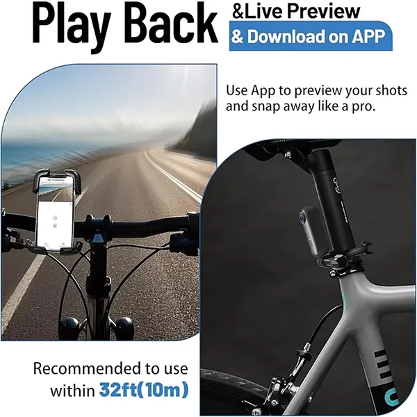 GoJo4K Body Cam – 4K Ultra HD WiFi Action Camera, Thumb-Size 1.25oz, IPX7 Waterproof, 120-Min Battery, 360° Magnetic Clip