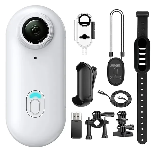 GoJo4K Body Cam – 4K Ultra HD WiFi Action Camera, Thumb-Size 1.25oz, IPX7 Waterproof, 120-Min Battery, 360° Magnetic Clip