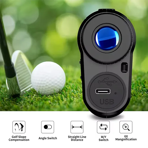 KoGol Z3 Golf Rangefinder – 600 Yard Laser Range Finder with Slope, Pin Lock & Rechargeable Battery