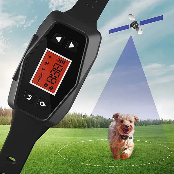 FurrFen GPS Dog Fence – Wireless Portable Electric Fence Collar with GPS & Activity Tracker for Large Dogs