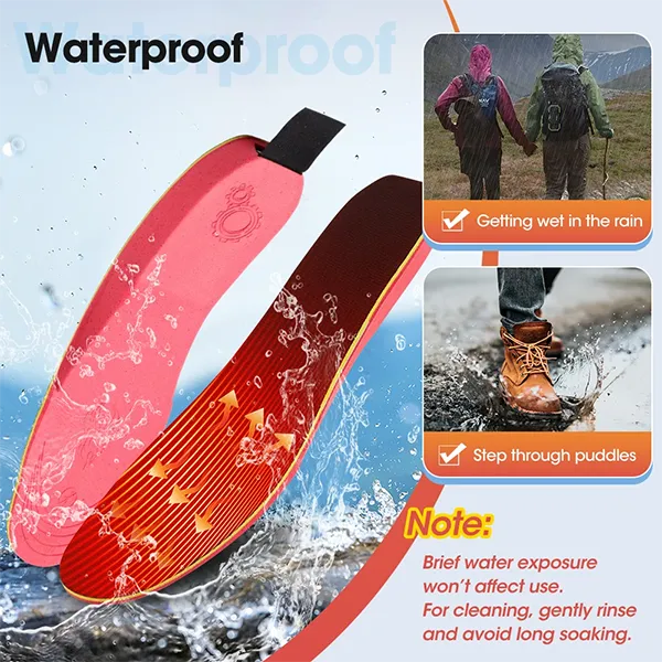 KaenSole Rechargeable Heated Insoles – App-Controlled Electric Foot Warmers for Men & Women
