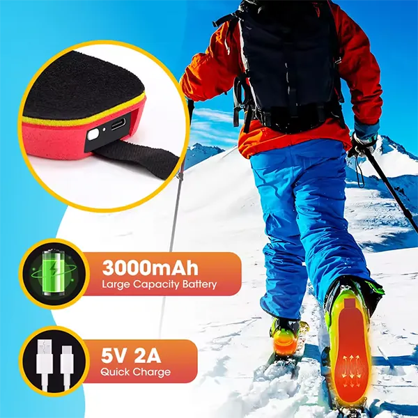 KaenSole Heated Insoles – Electric Warming Insoles for Cold Feet | US Size 4–12.5