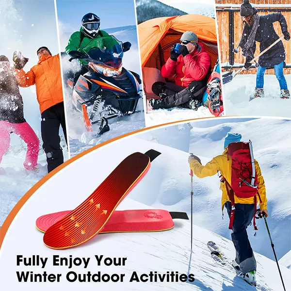 KaenSole Rechargeable Heated Insoles – App-Controlled Electric Foot Warmers for Men & Women