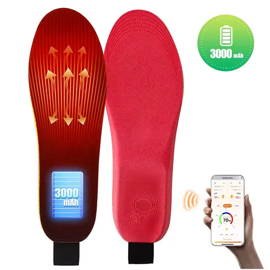 KaenSole Rechargeable Heated Insoles – App-Controlled Electric Foot Warmers for Men & Women