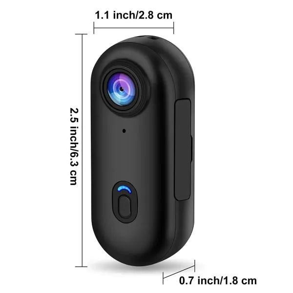 KeyKle 4K Helmet Camera – Magnetic Mount, 120° Wide Angle, 30M Waterproof, 150-Min Battery | Bike, Motorcycle & Travel