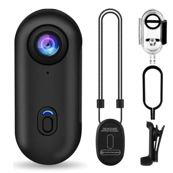 KeyKle 4K Helmet Camera – Magnetic Mount, 120° Wide Angle, 30M Waterproof, 150-Min Battery | Bike, Motorcycle & Travel