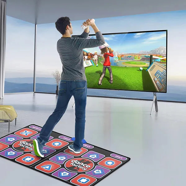 HoliDan Double User Dance Mat – 68 Games, 200 Songs, Non-Slip, for Kids & Adults, PC & TV