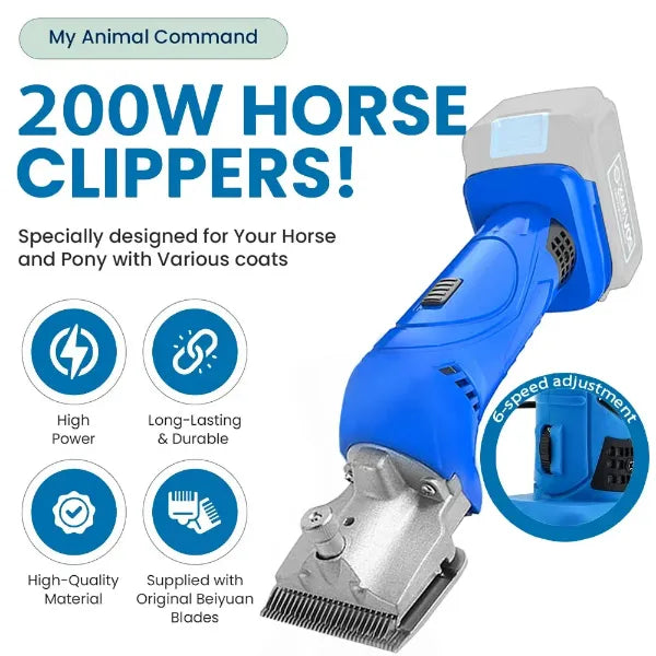 Clipora Cordless Horse Clippers US8