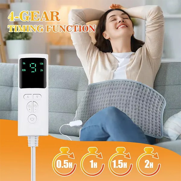 HuniPad Heating Pad – 9 Heat Settings, Dry & Moist Heat, Auto-Off, Machine Washable, FSA/HSA Eligible