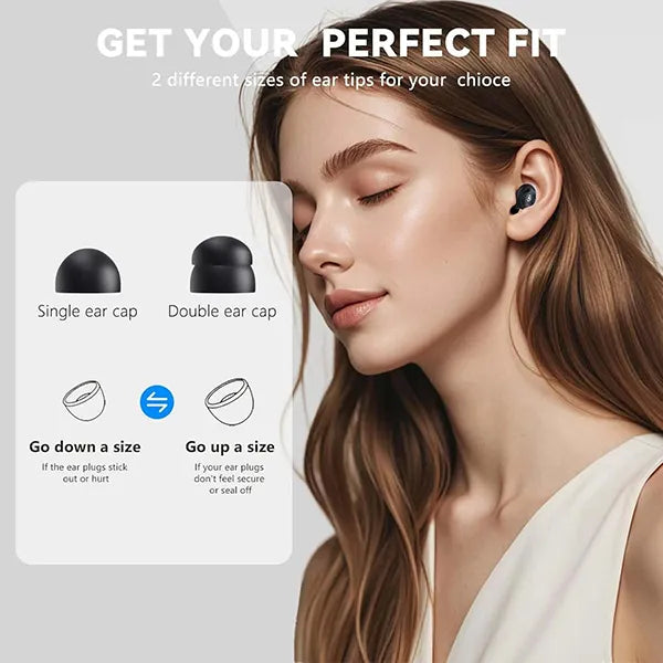 HuzNite Reusable Silicone Earplugs – 45dB Noise Cancelling for Sleep, Snoring, Travel & Concerts