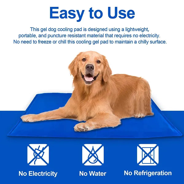 KooPaw Dog Cooling Mat – Non-Toxic Gel Pad for Large Dogs & Cats, Indoor & Outdoor